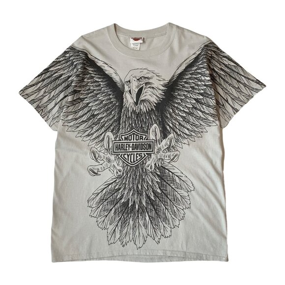 Harley Davidson Eagle AOP Cancun Mexico Tee M - Picture 1 of 5